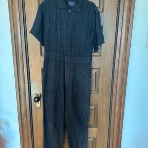 MATE the label linen jumpsuit - NAVY